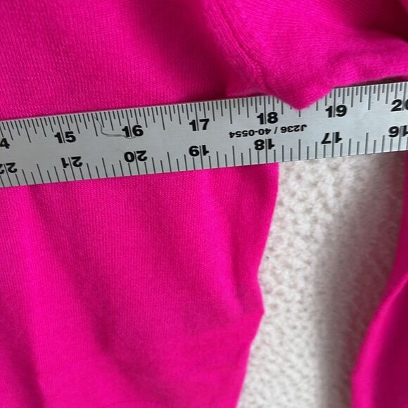 J Crew Featherweight cashmere shrunken cardigan sweater Womens Medium Hot Pink - Picture 7 of 8